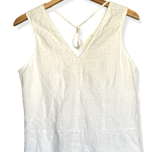 Everlane The Linen Eyelet Maxi Dress - Picture 6 of 9